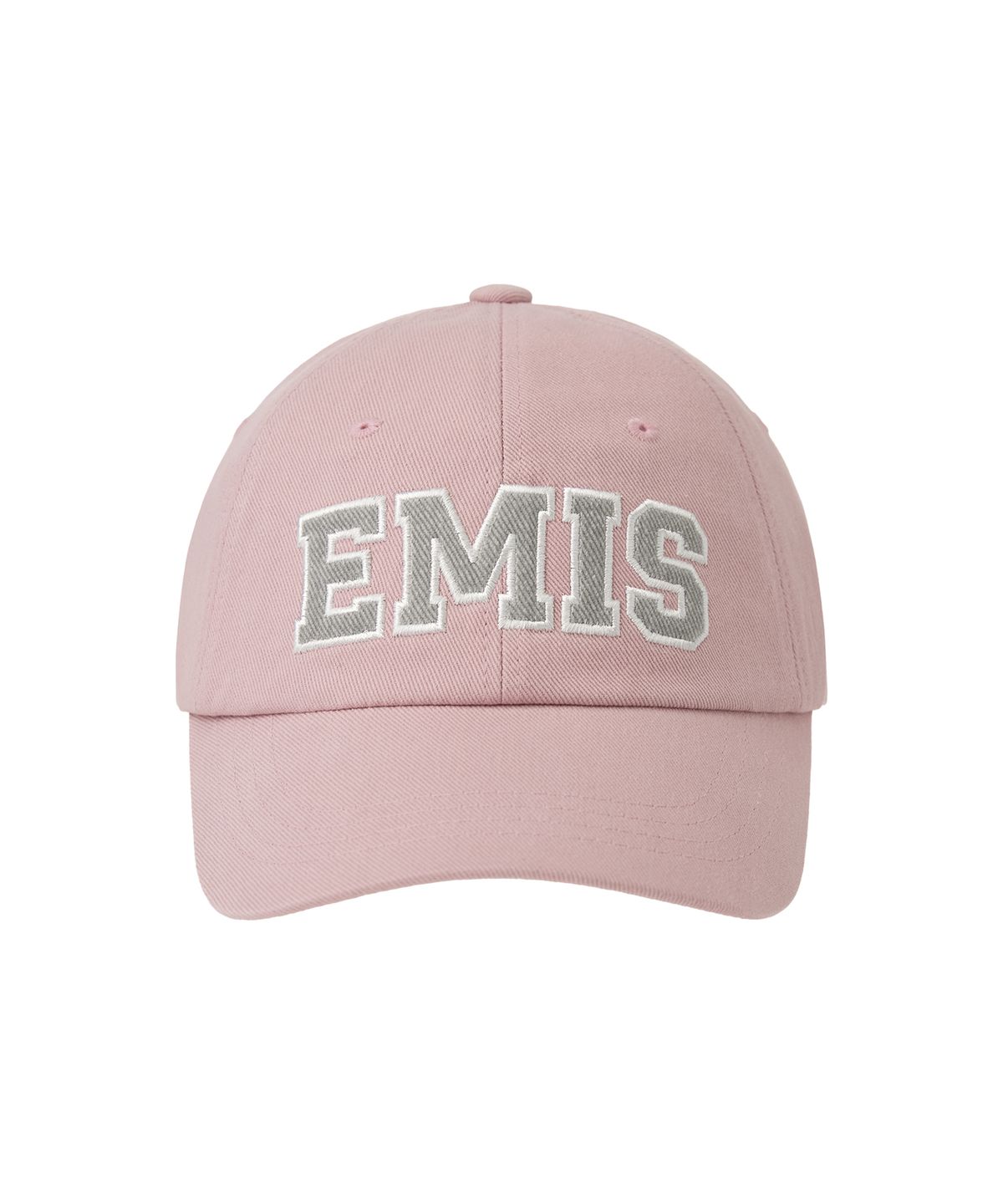 이미스(EMIS) TWILL CAPITAL LOGO BALL CAP-PINK