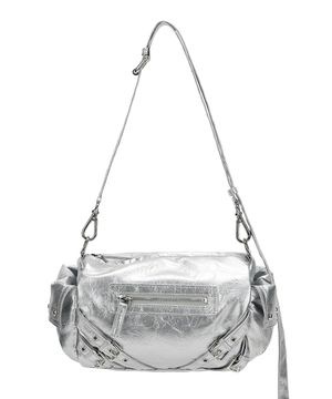 STUD POCKET BAG IN SILVER