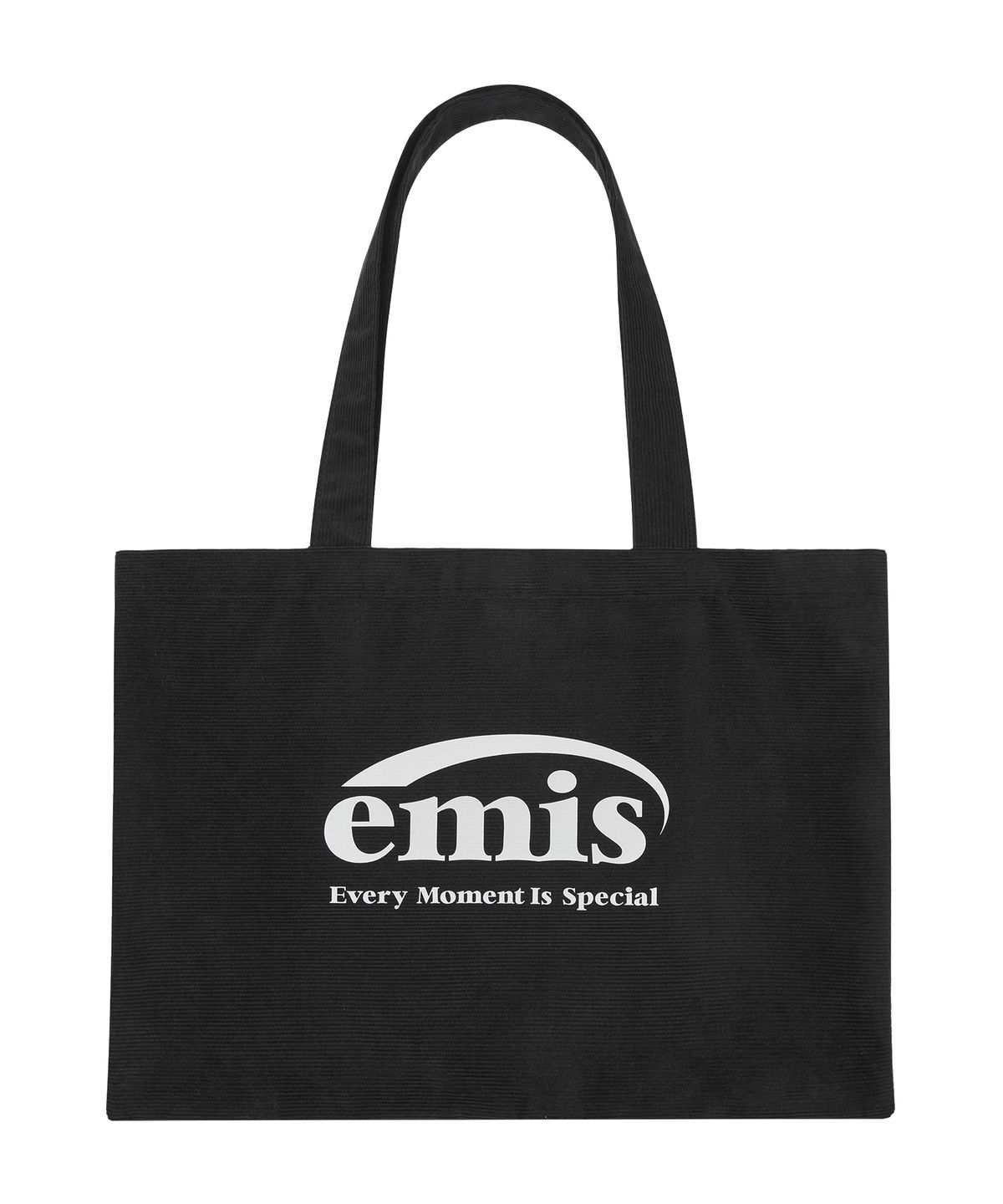 이미스(EMIS) CORDUROY ECO BAG-BLACK