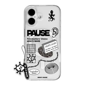 [아이폰17추가] Pixel Magsafe Bumper Case_Pauze Black