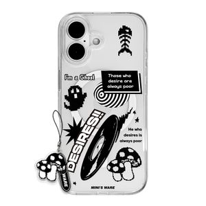 [아이폰17추가] Pixel Magsafe Bumper Case_Desires Black