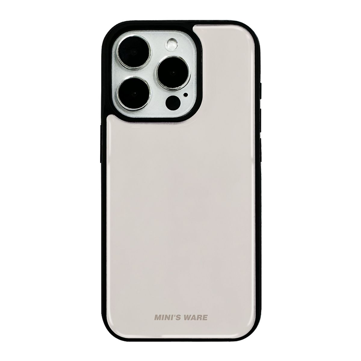 미니스웨어(MINI'S WARE) [아이폰17추가] Slick tone Epoxy Case_Antique White