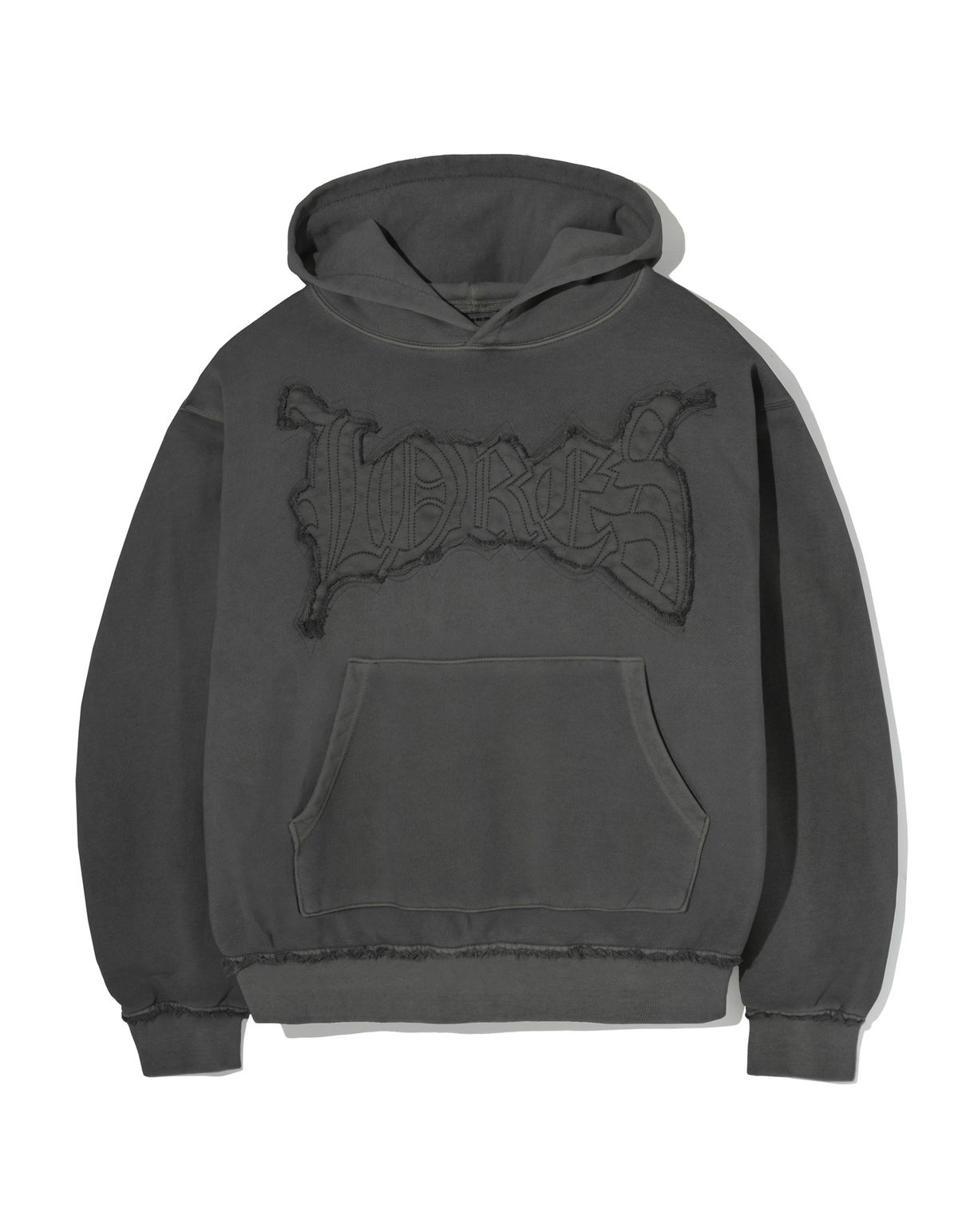 로어즈(LORES) Old England Dyed Hoodie - Charcoal