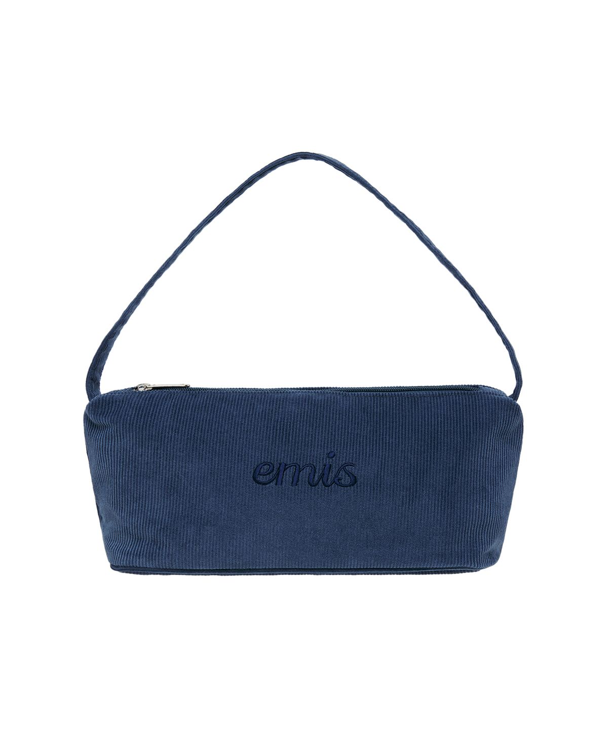 이미스(EMIS) CORDUROY DAILY LONG HOBO BAG-NAVY
