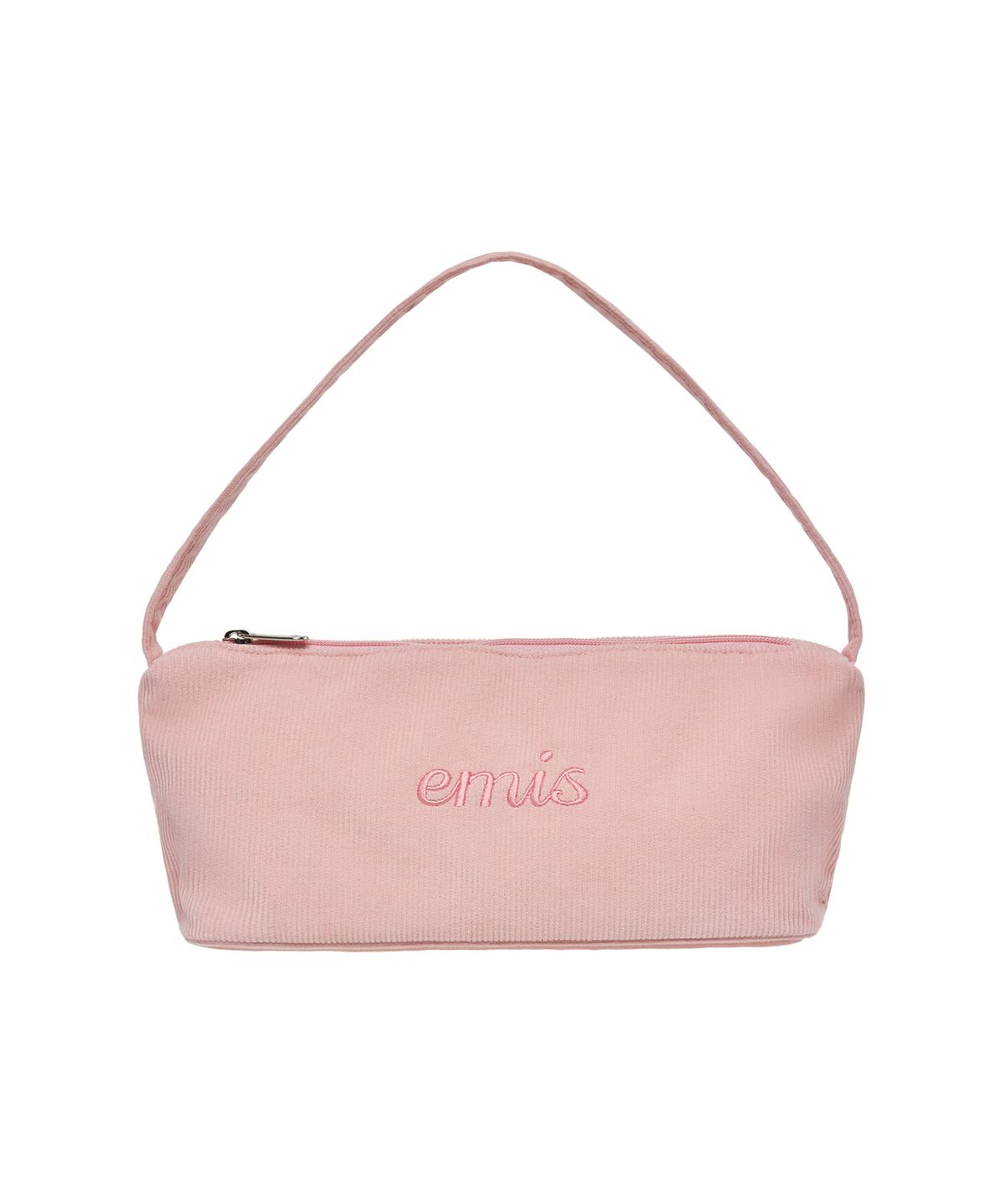 이미스(EMIS) CORDUROY DAILY LONG HOBO BAG-PINK
