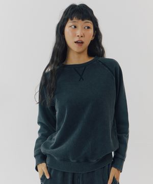 [리사이클] 기모 래글런 스웨트셔츠 3 COLOR