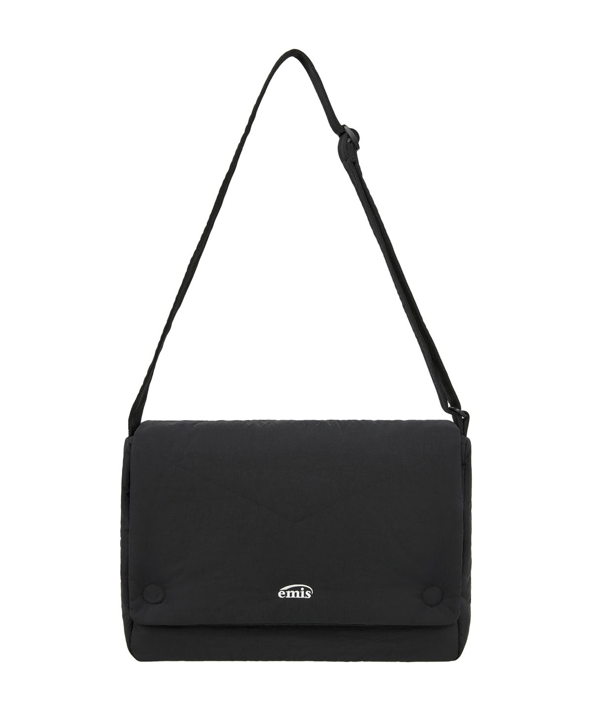 이미스(EMIS) NYLON PADDED CROSSBODY BAG-BLACK