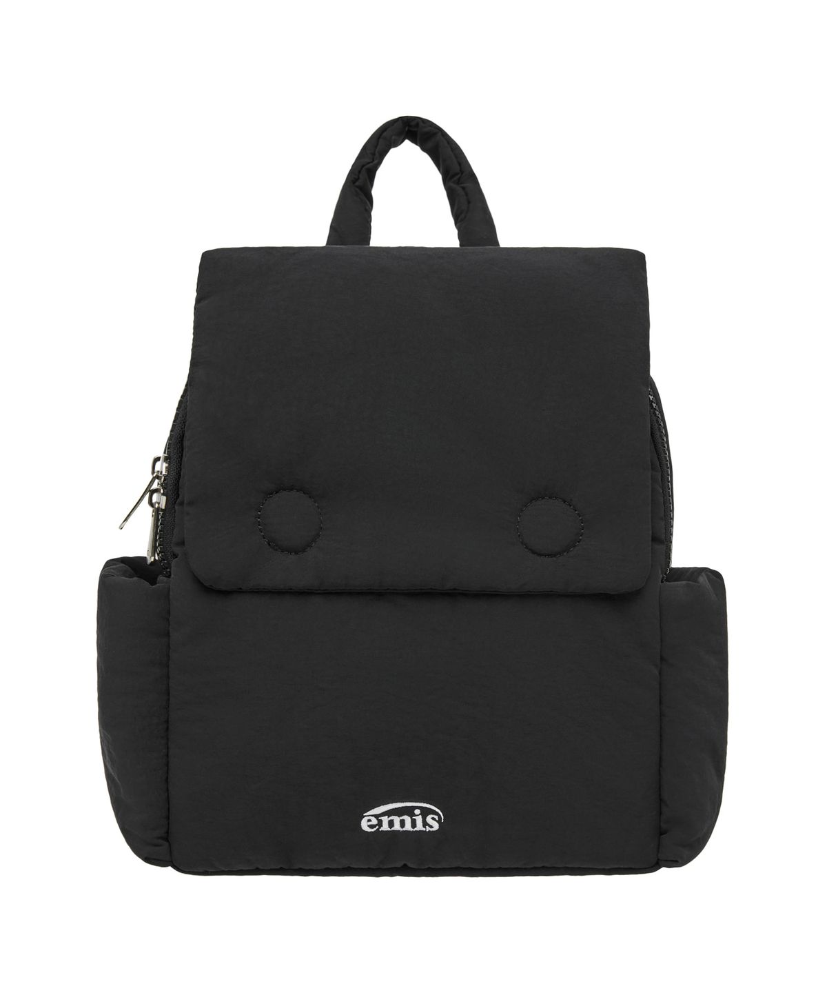 이미스(EMIS) NYLON PADDED BACKPACK-BLACK