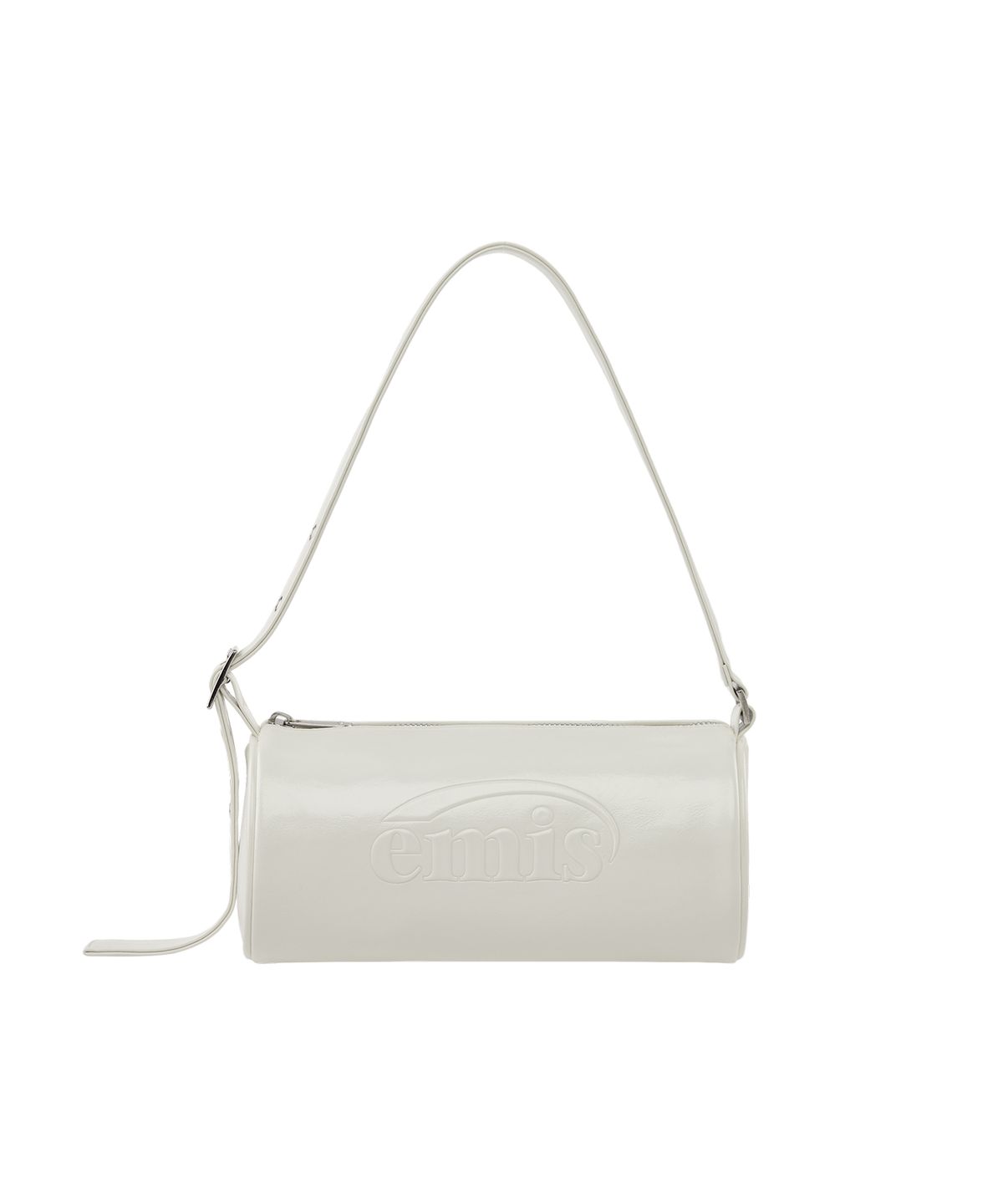 이미스(EMIS) EMBOSSED BARREL BAG-IVORY