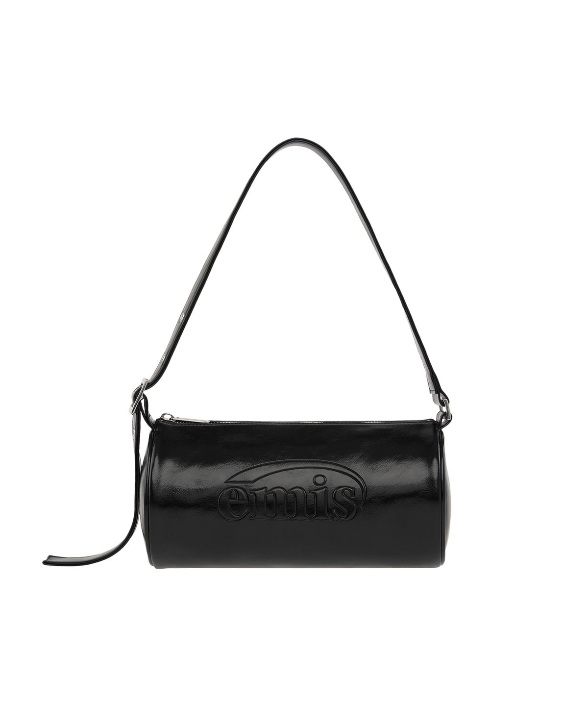 이미스(EMIS) EMBOSSED BARREL BAG-BLACK