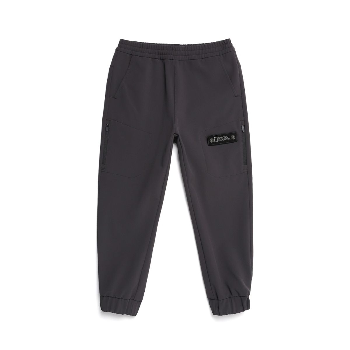 내셔널지오그래픽 키즈(NATIONAL GEOGRAPHIC KIDS) K224UPT320 포켓 본딩 트레이닝 조거 팬츠 CGREY