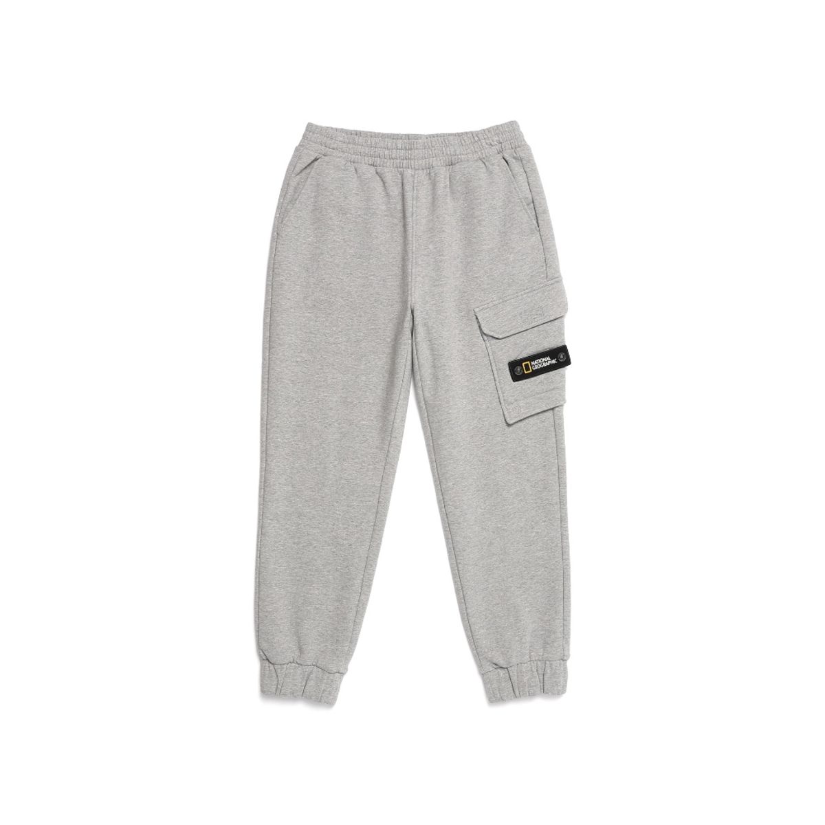 내셔널지오그래픽 키즈(NATIONAL GEOGRAPHIC KIDS) K224UPT010 카고포켓 트레이닝 조거 팬츠(기모) MELANGEGREY