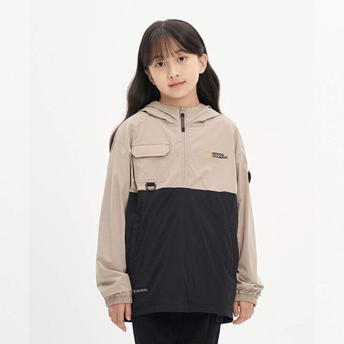 내셔널지오그래픽 키즈(NATIONAL GEOGRAPHIC KIDS) N213KJP050 아노락 점퍼 BEIGE