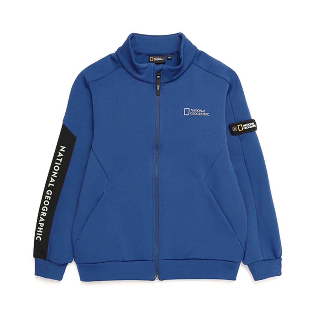 내셔널지오그래픽 키즈(NATIONAL GEOGRAPHIC KIDS) N214KFT210 기모 트레이닝 풀집업 DBLUE