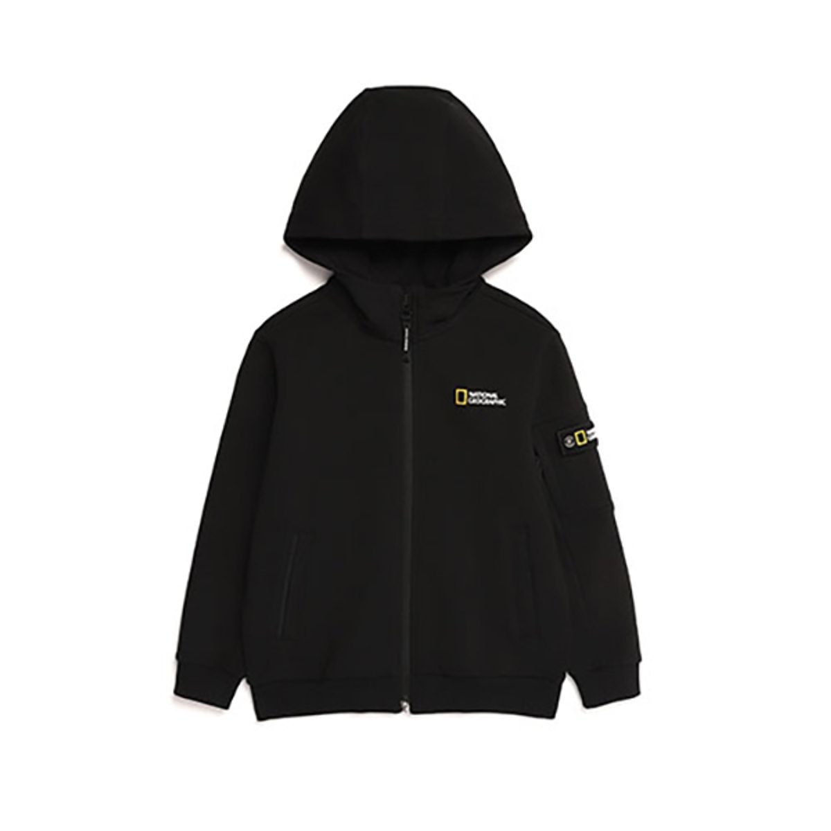 내셔널지오그래픽 키즈(NATIONAL GEOGRAPHIC KIDS) N213KFT910 슐리언 트레이닝 풀집업 CARBONBLACK