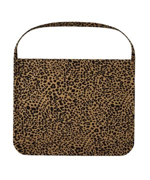 22Y LEOPARD CORDUROY ECO BAG-BROWN