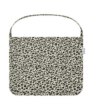 22Y LEOPARD CORDUROY ECO BAG-IVORY