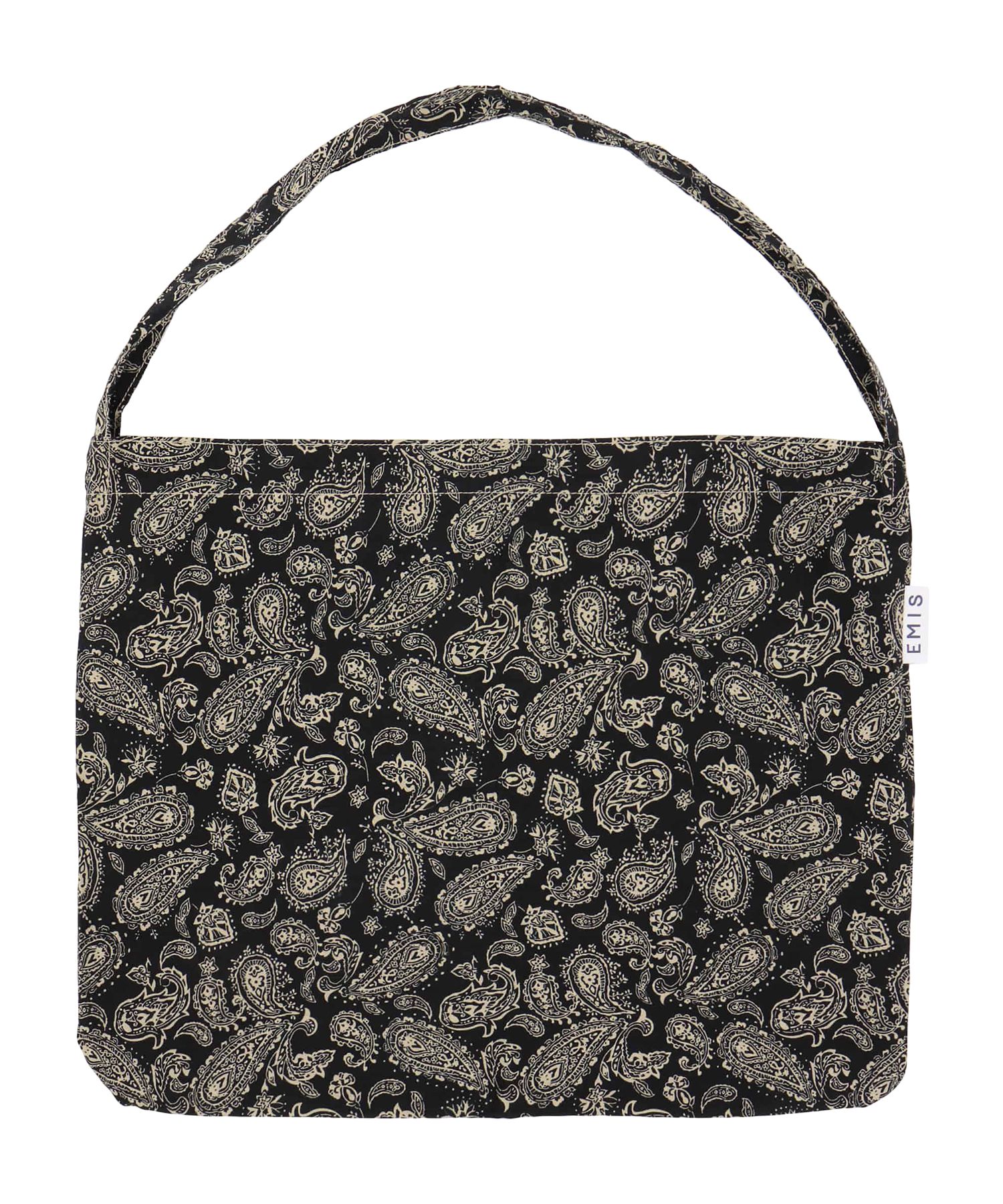 ☆EMIS☆ PAISLEY ECO BAGBLACK PAISLEY ECO BAG-BLACK