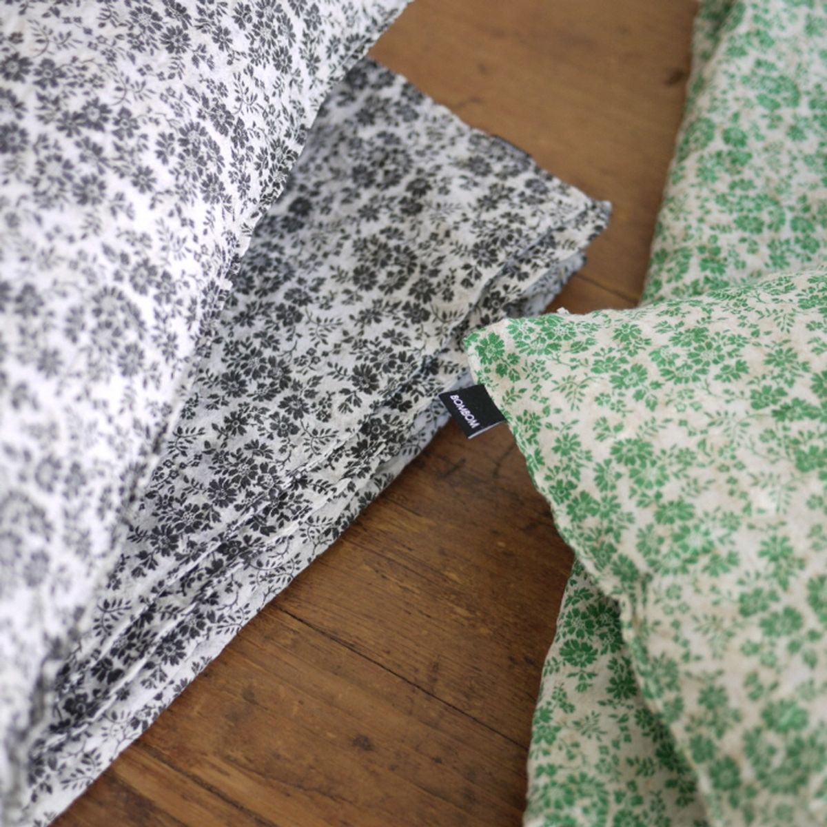 봄봄패브릭스(BOMBOM FABRICS) flower cotton rayon blanket / 2color / 2size