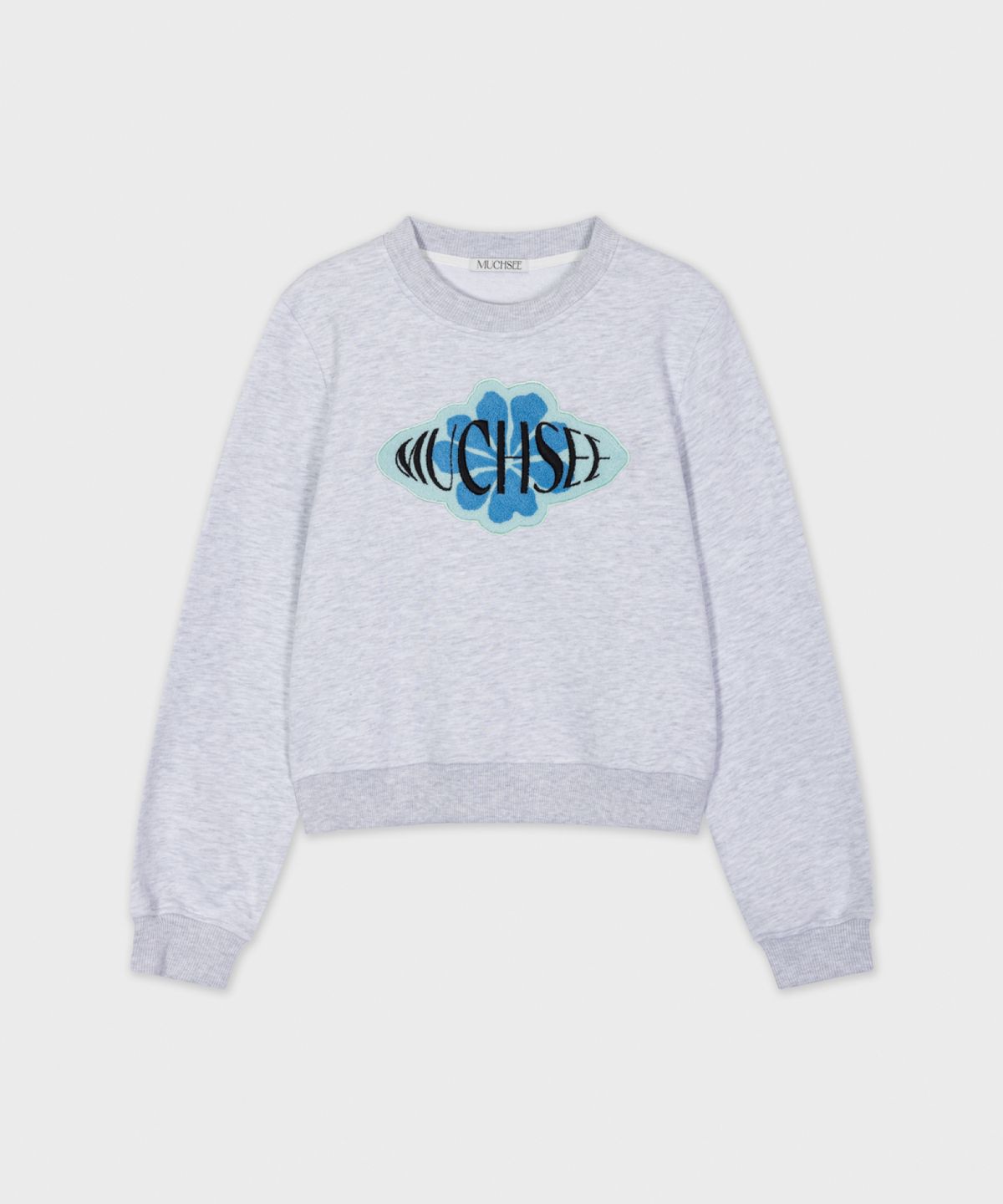 머치씨(MUCHSEE) Boucle Embroidery Sweatshirt