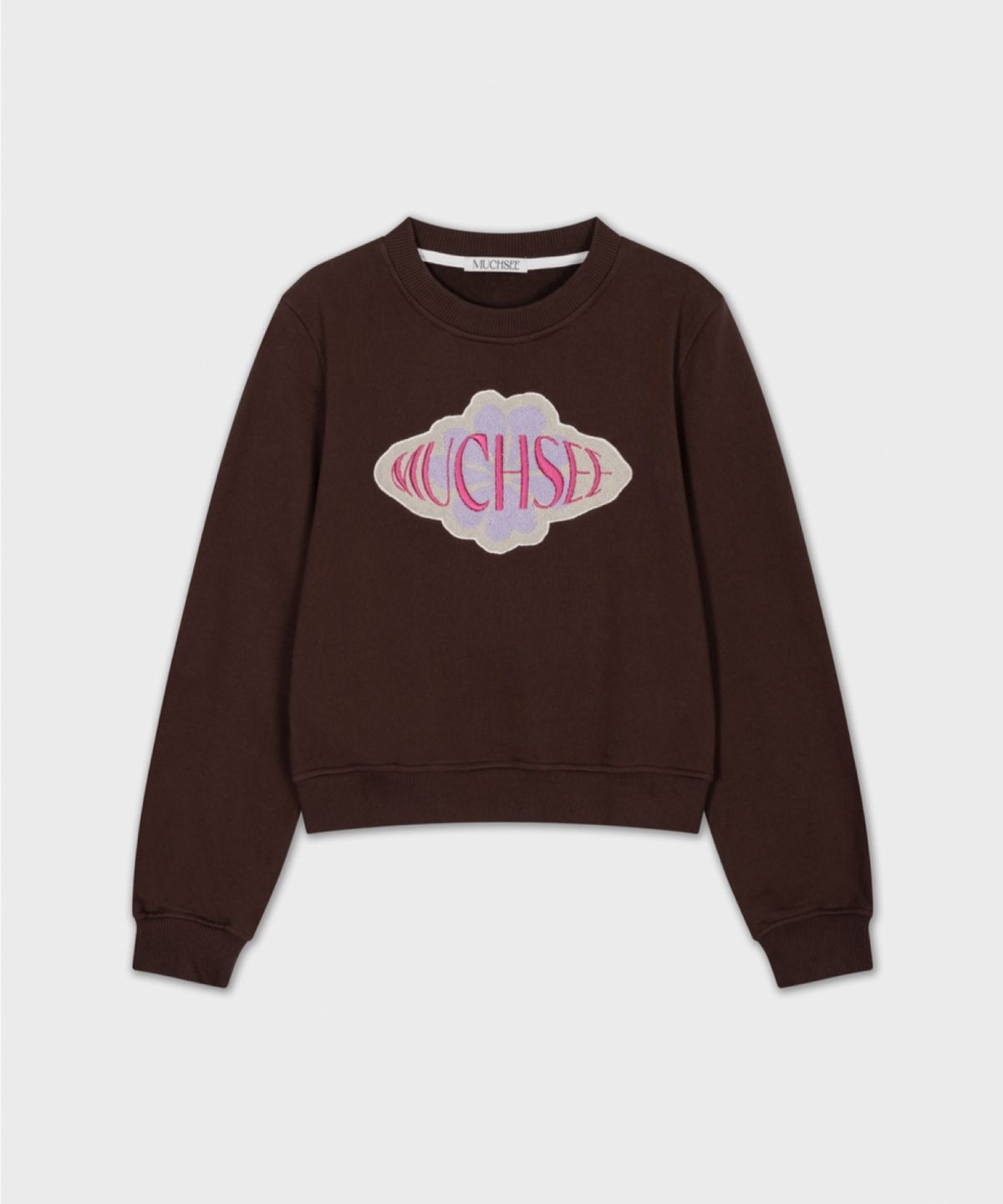 머치씨(MUCHSEE) Boucle Embroidery Sweatshirt