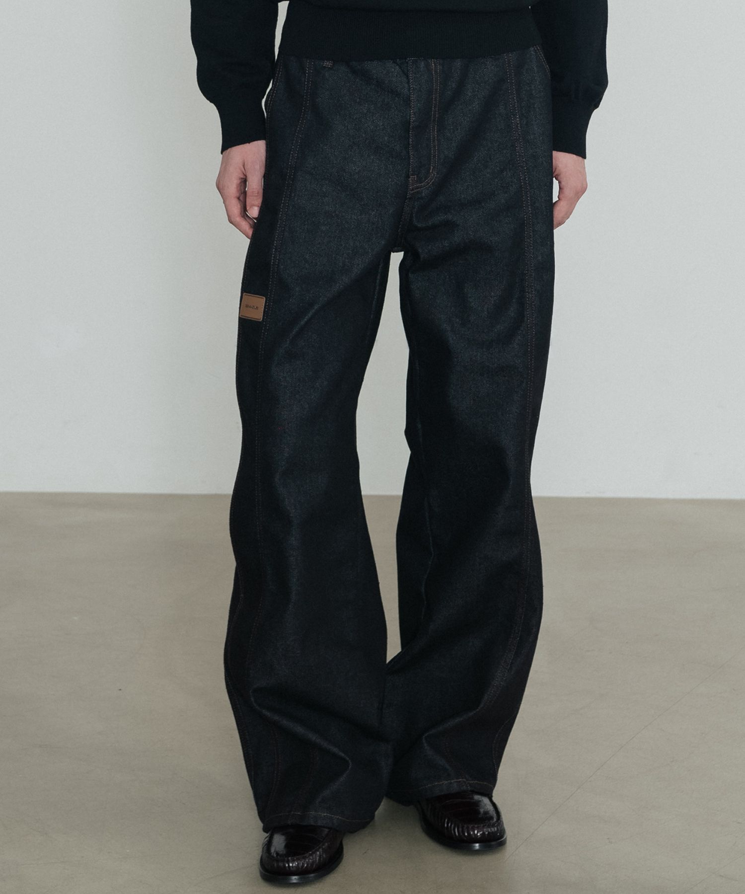 MUSINSA公式 | SSIN AND LEE フィニッシュドロー デニムパンツ