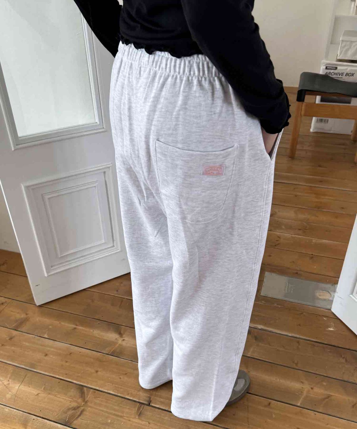 딜라이디(DELIDI) Reverie sweatpants (light gray)