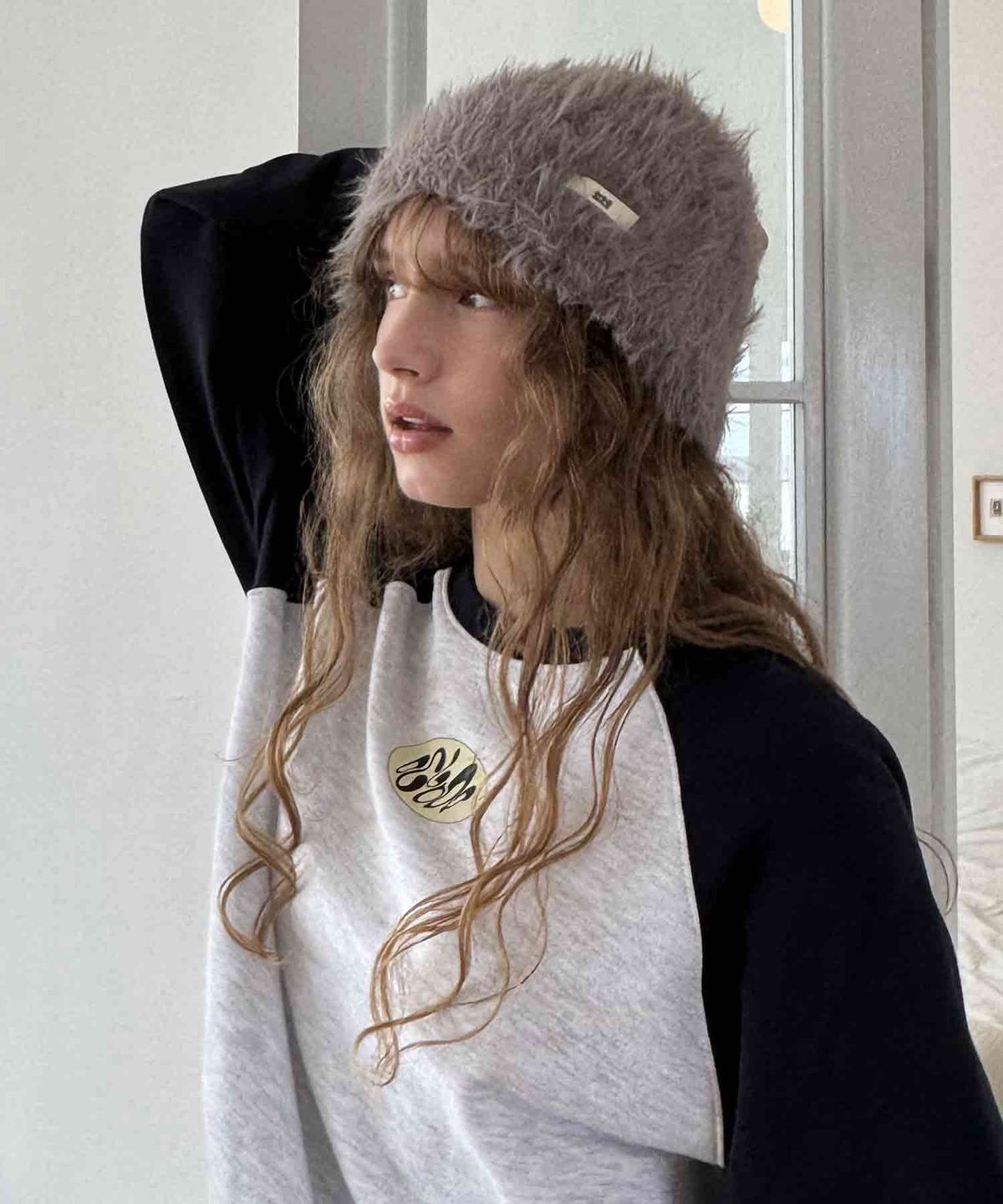 딜라이디(DELIDI) Hiems fur beanie (gray)