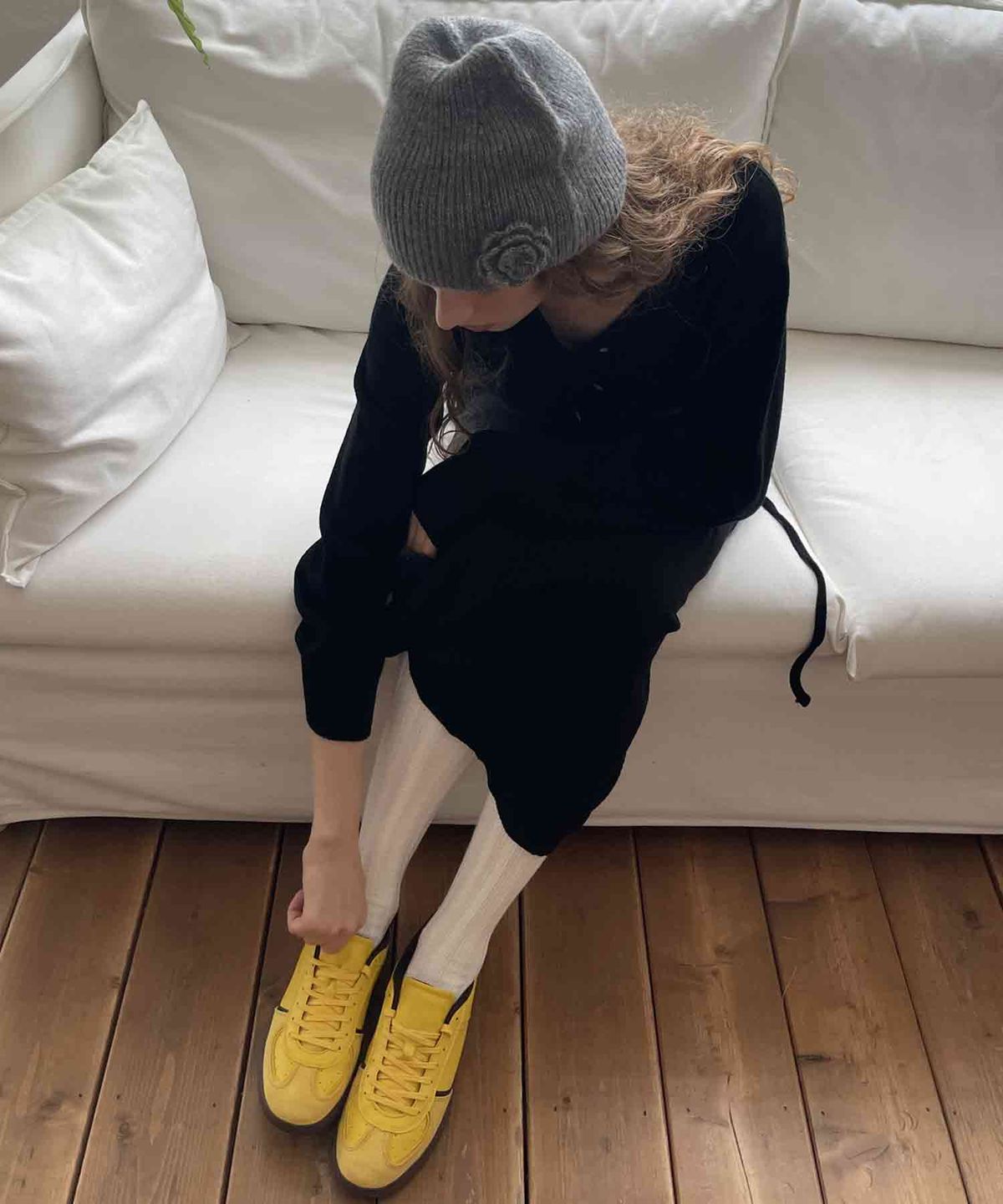 딜라이디(DELIDI) Blossom beanie (gray)