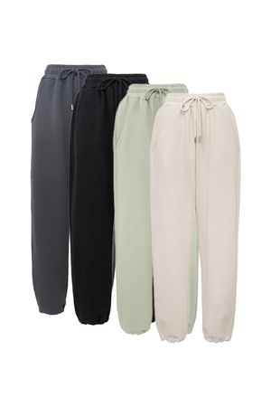 리프 스트링 조거 팬츠