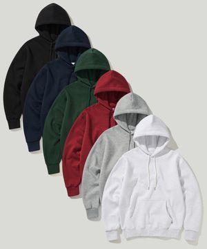 [2-PACK] 더블 코튼 플리스 후디