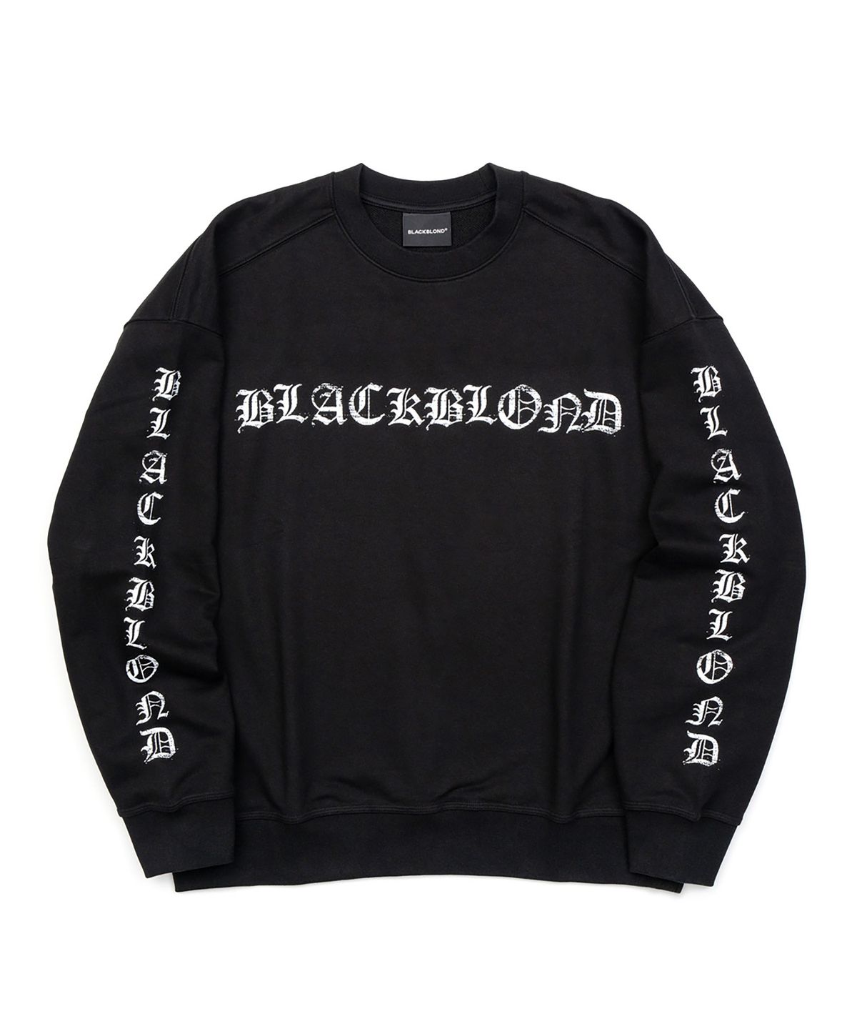 블랙블론드(BLACKBLOND) 비비디 크러쉬드 페이쓰 스웨트셔츠 (블랙)