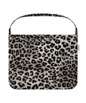 NEW LEOPARD CORDUROY ECO BAG-GRAY