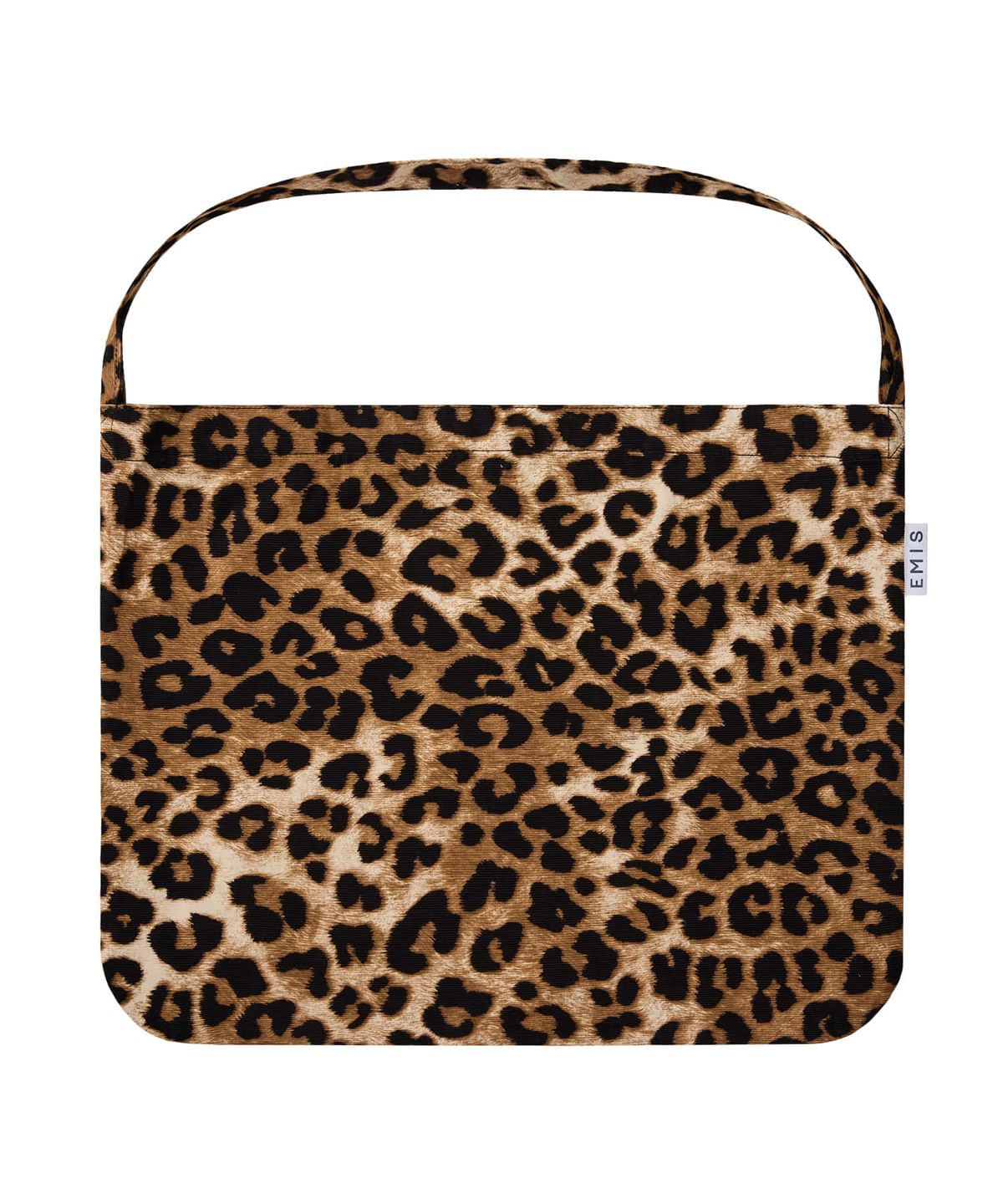 이미스(EMIS) NEW LEOPARD CORDUROY ECO BAG-BEIGE