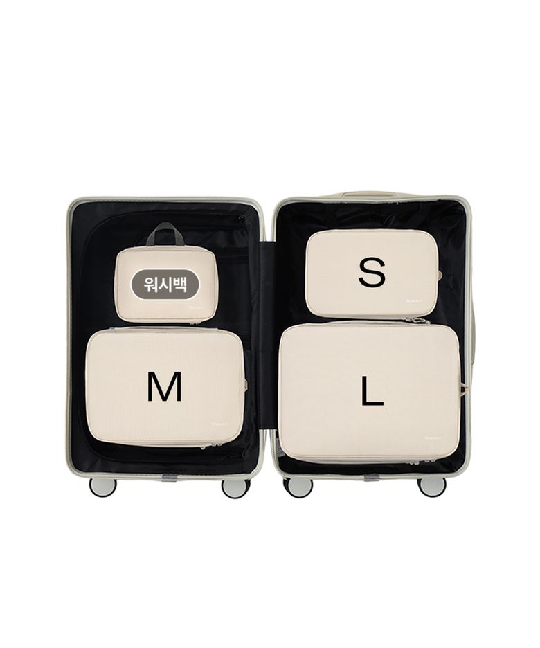 여행 압축 파우치 S+M+L+워시백