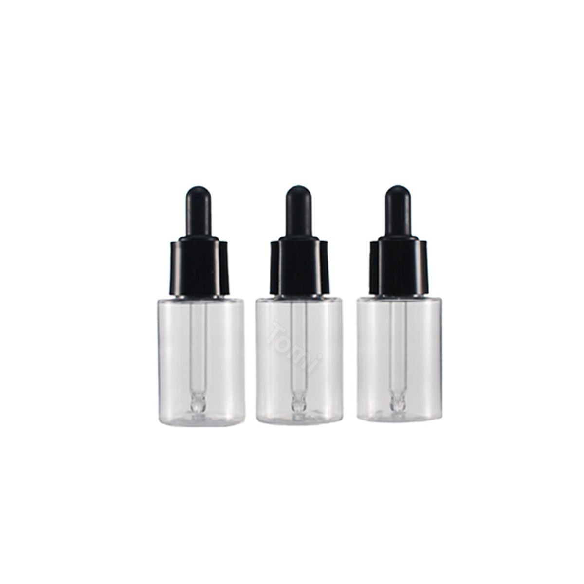 토미(TOMI) 16파이 스포이드 검정 20ml 투명용기 3개 화장품 공병