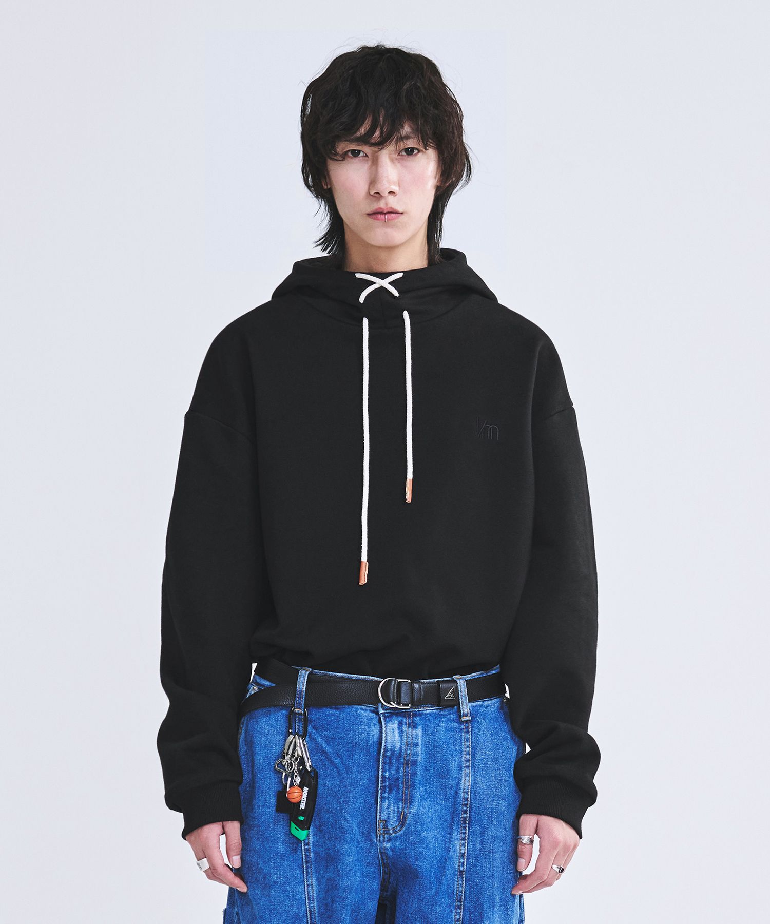 MUSINSA公式 | LA MER MA MAISON LMロゴフードパーカー ブラック