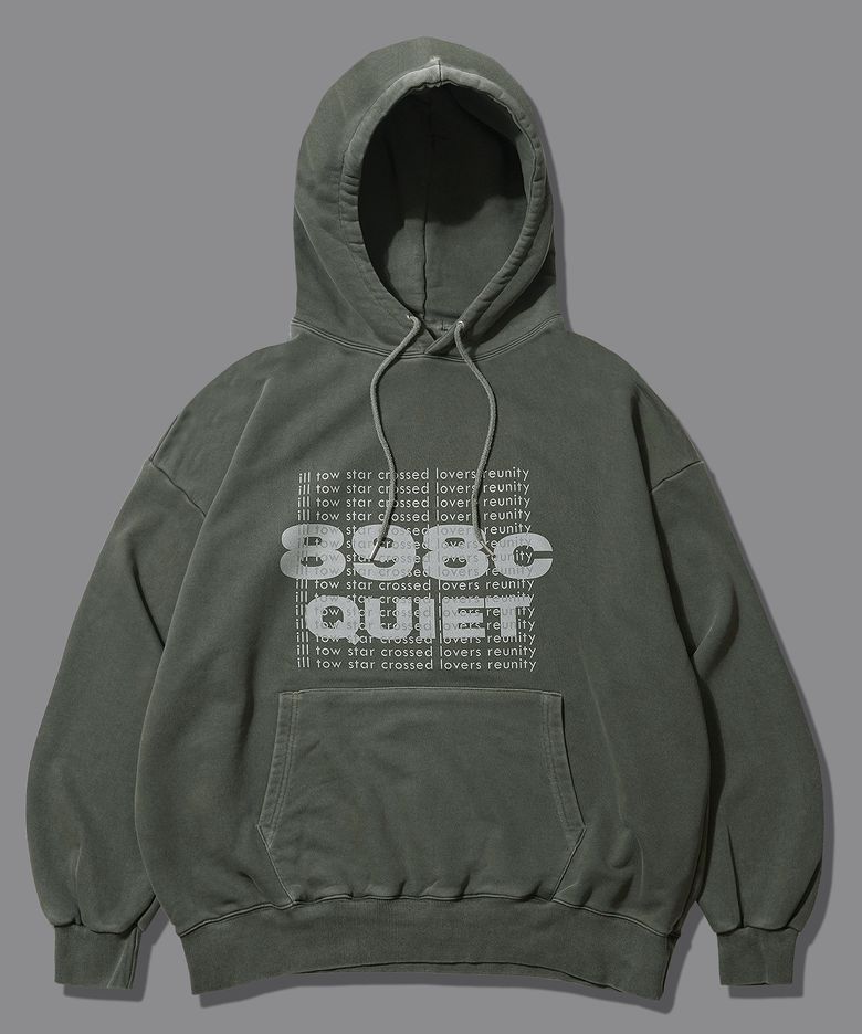피그먼트 898 크로스 스타 스웨트 후드 PIGMENT KHAKI