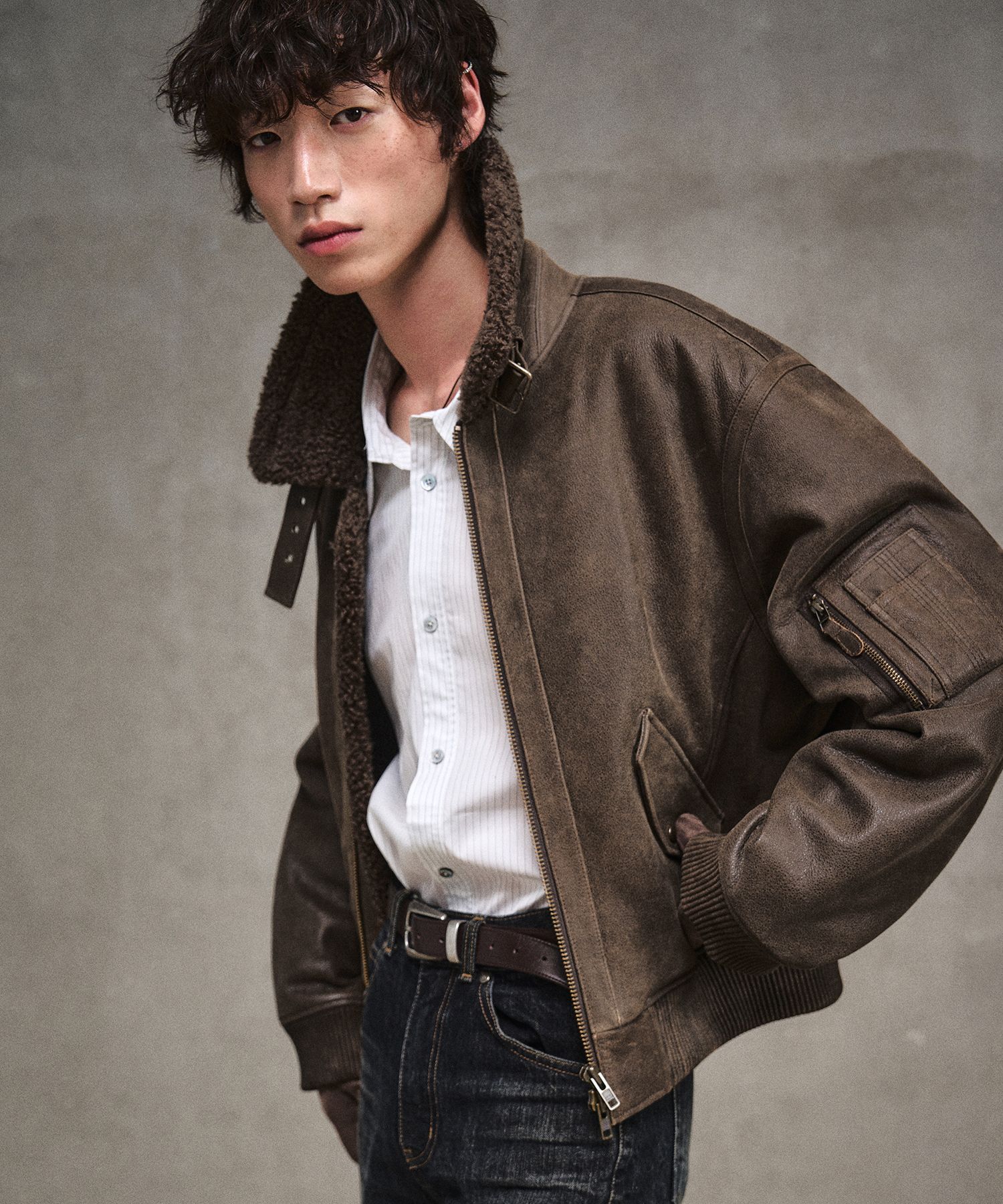 完売品】OHOTORO/Bear Mustang Jacket