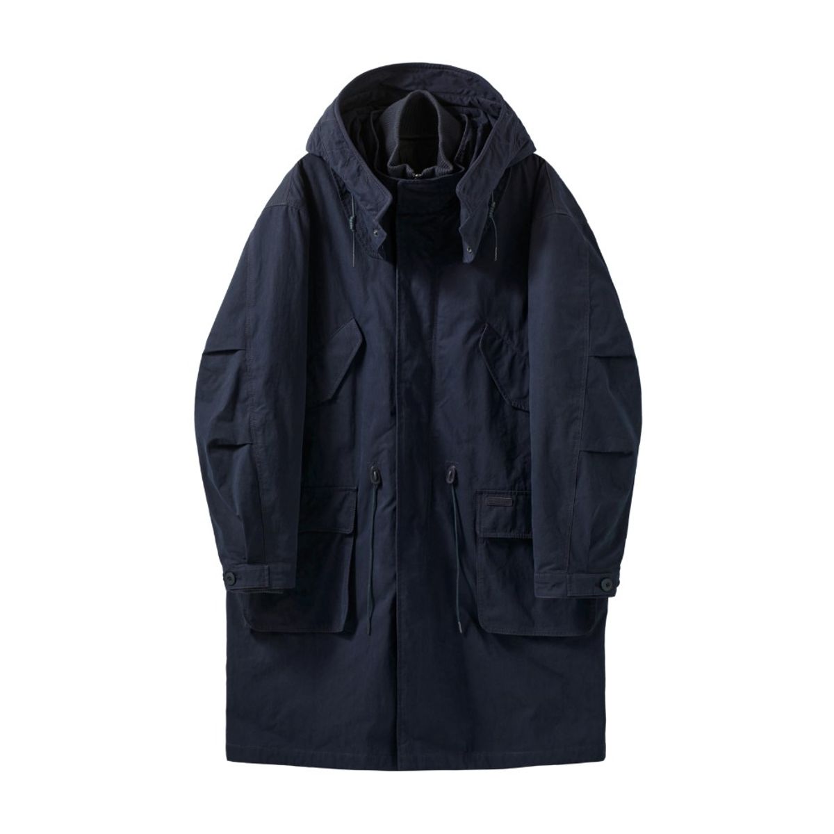 브롬톤 런던(BROMPTON LONDON) GREENFORD DETACHABLE LINER LONG FIELD JACKET - D/NAVY (P244MCT510)