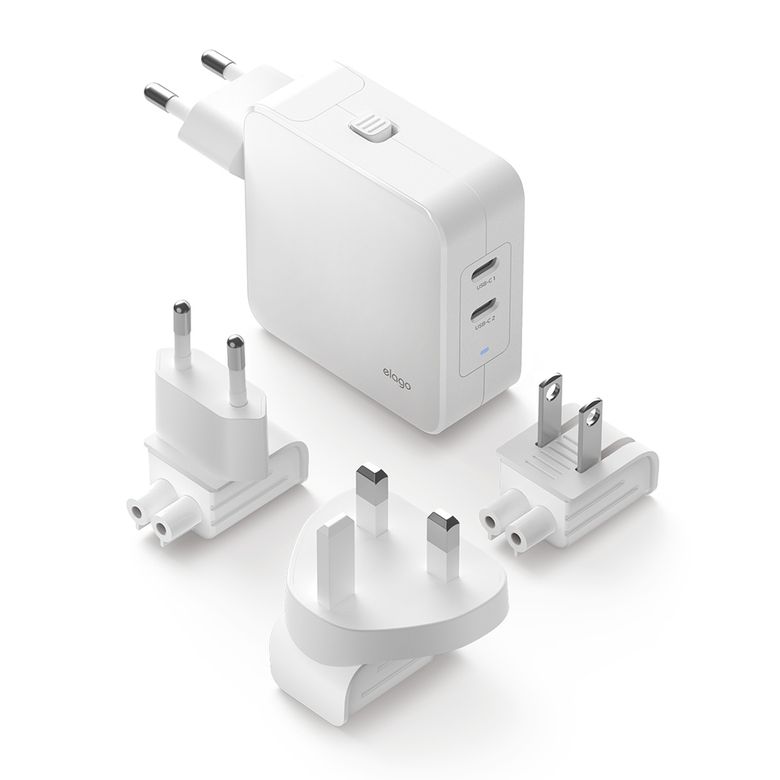 65W PD PPS USB-C타입 유니버셜 고속 충전 듀얼 어댑터