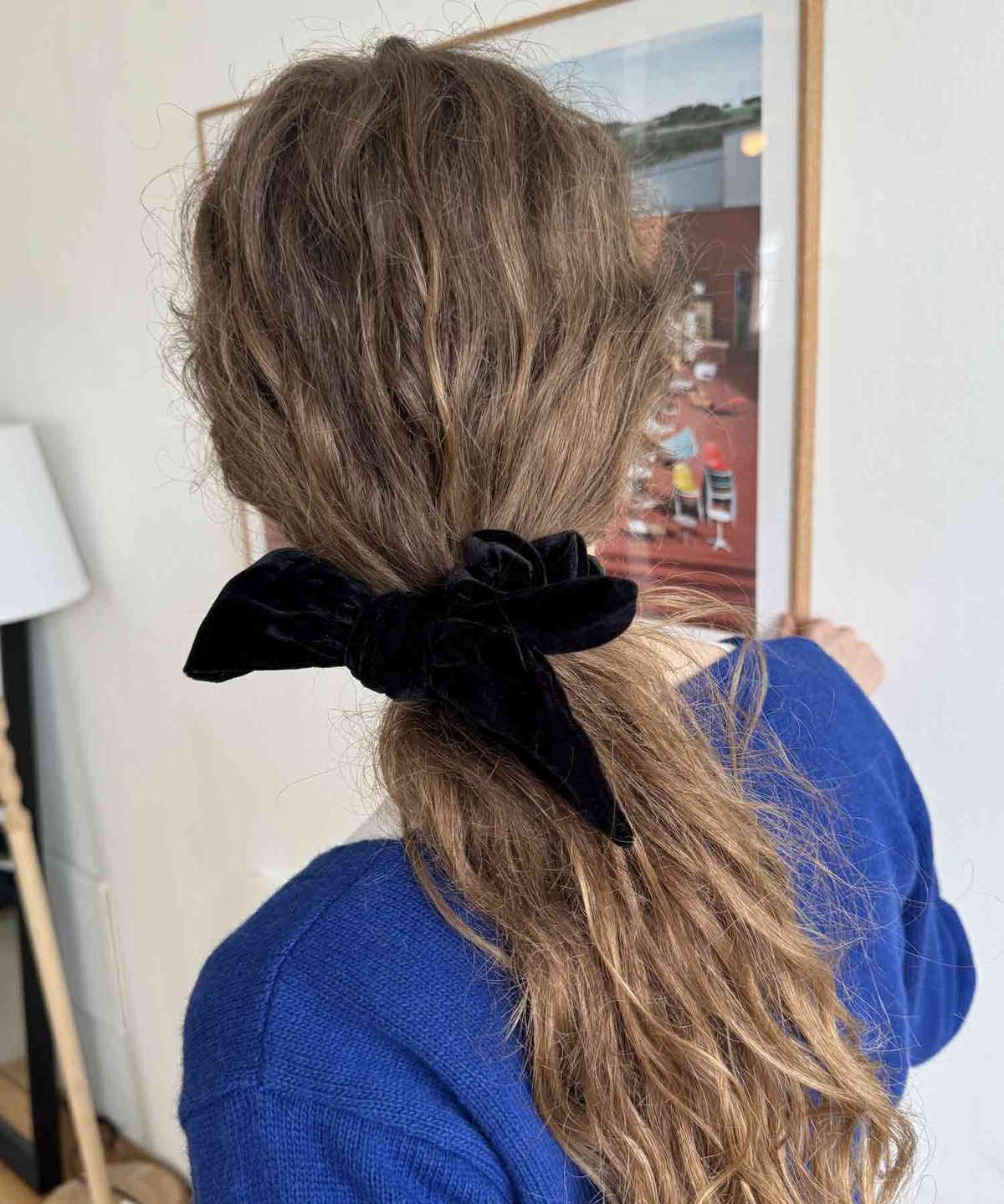 딜라이디(DELIDI) Ribbon hair shushu (black)