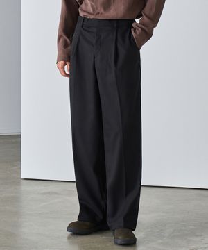 하츠 트윌 와이드 슬랙스 (BLACK)