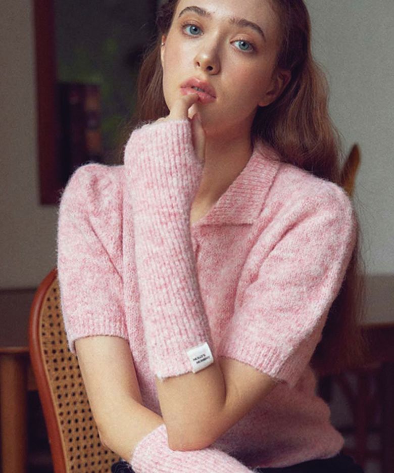 헤어리 핸드워머_PINK