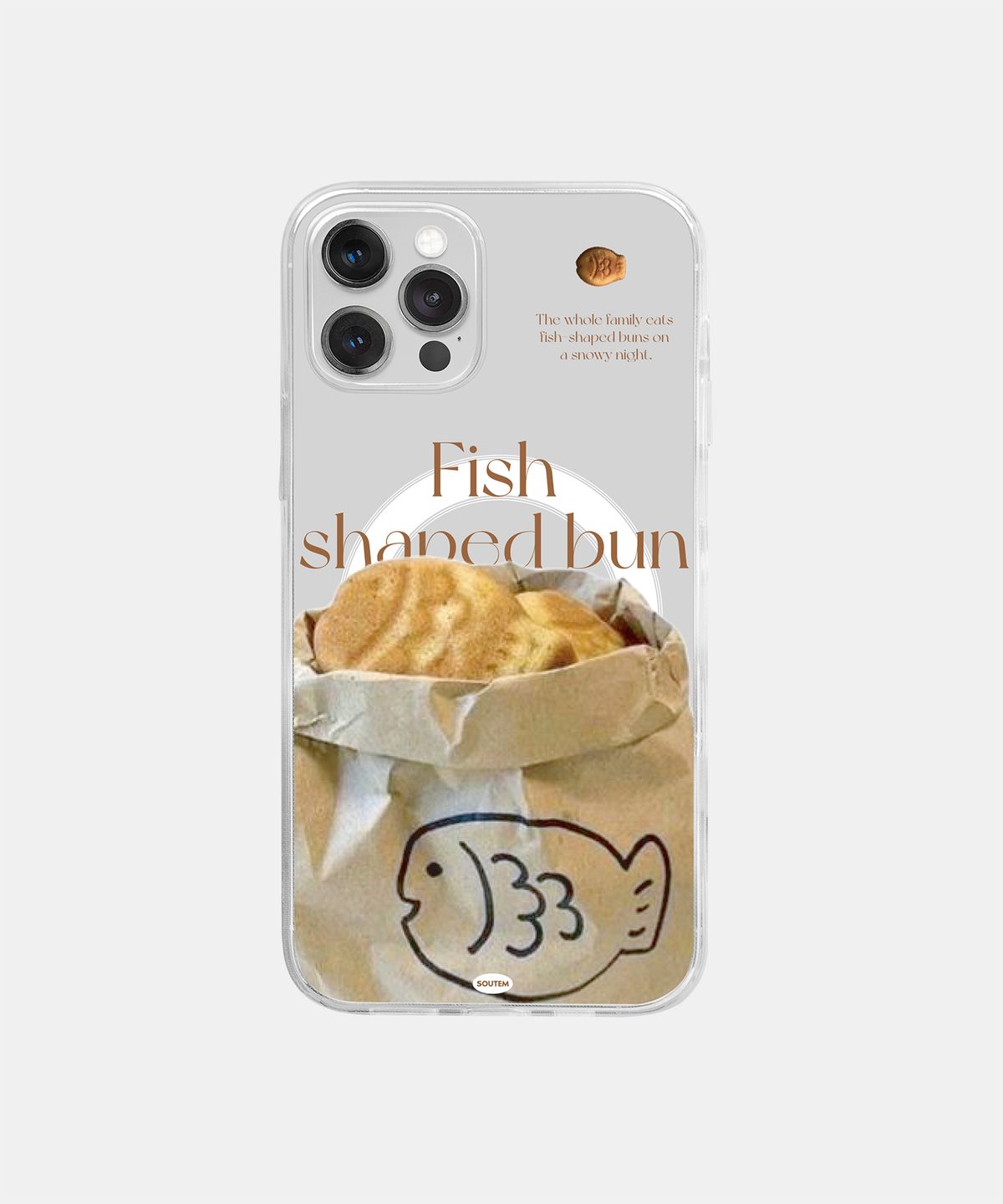 소유템(SOUTEM) [Magsafe] Snack Time Phone Case_Clear