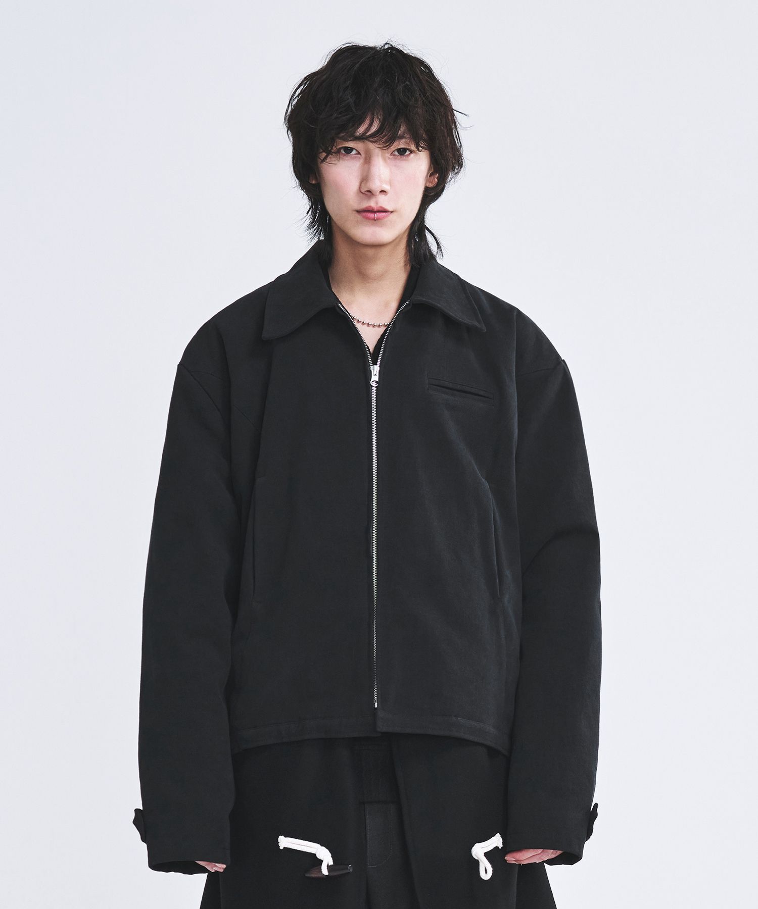 MUSINSA | LA MER MA MAISON Over collar work jacket black