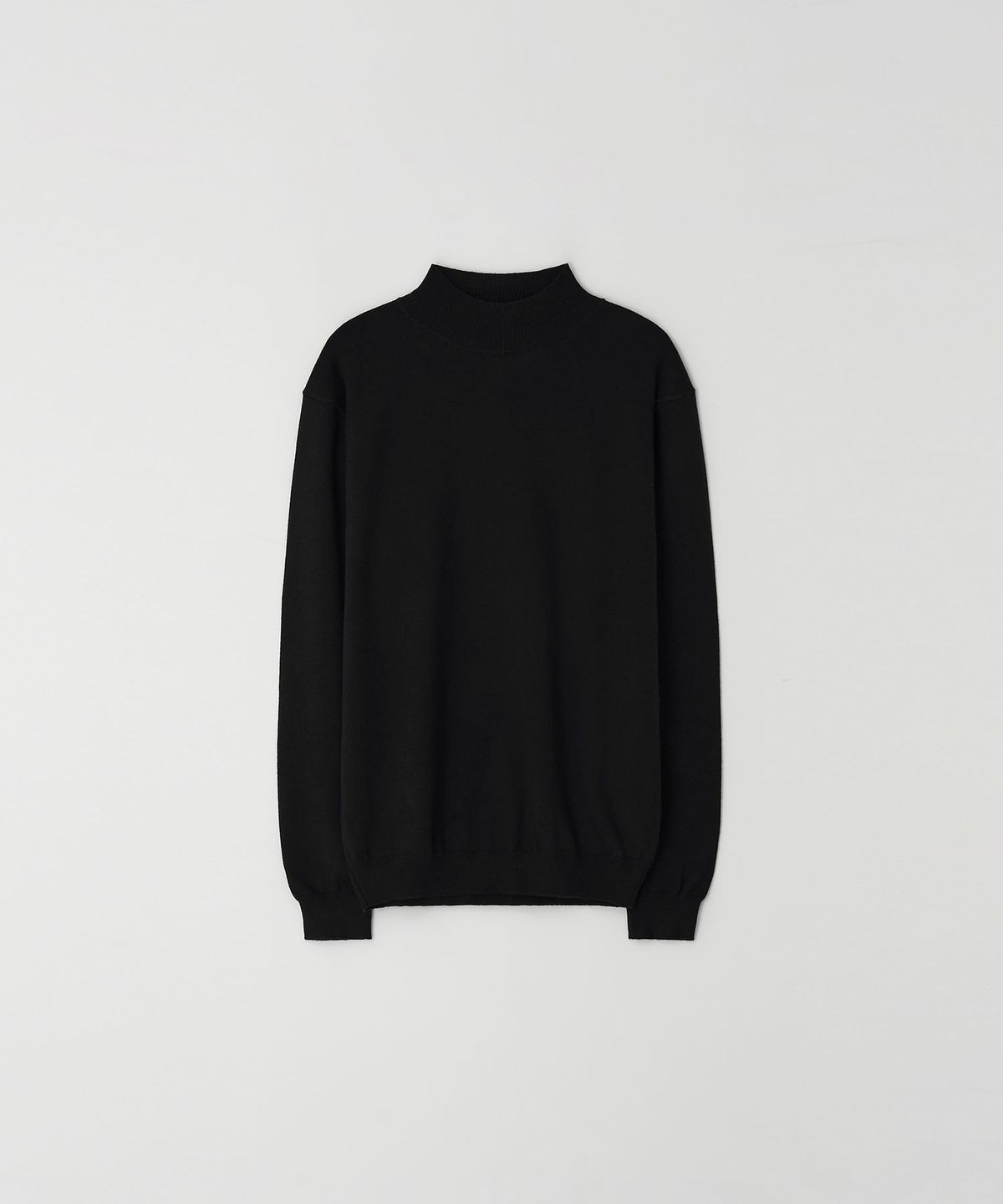 이지오(EZIO) Standard Fit Basic Half-Turtleneck_Black