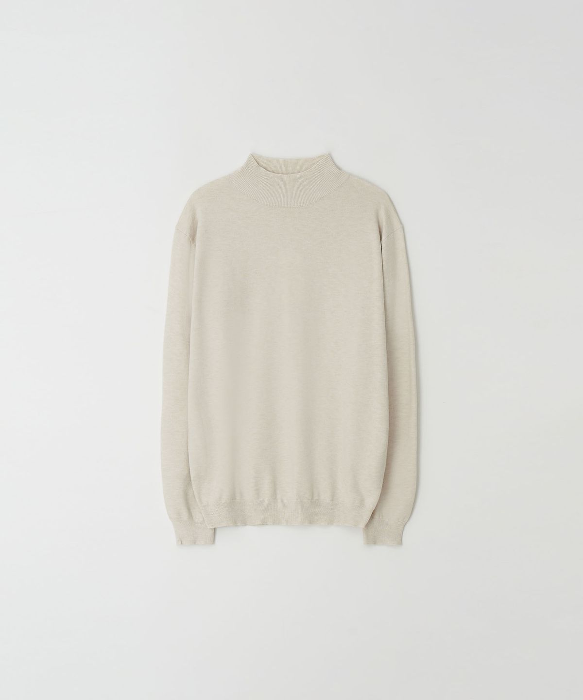 이지오(EZIO) Standard Fit Basic Half-Turtleneck_Beige