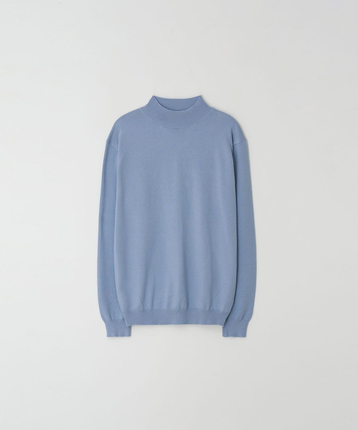 이지오(EZIO) Standard Fit Basic Half-Turtleneck_Sky Blue