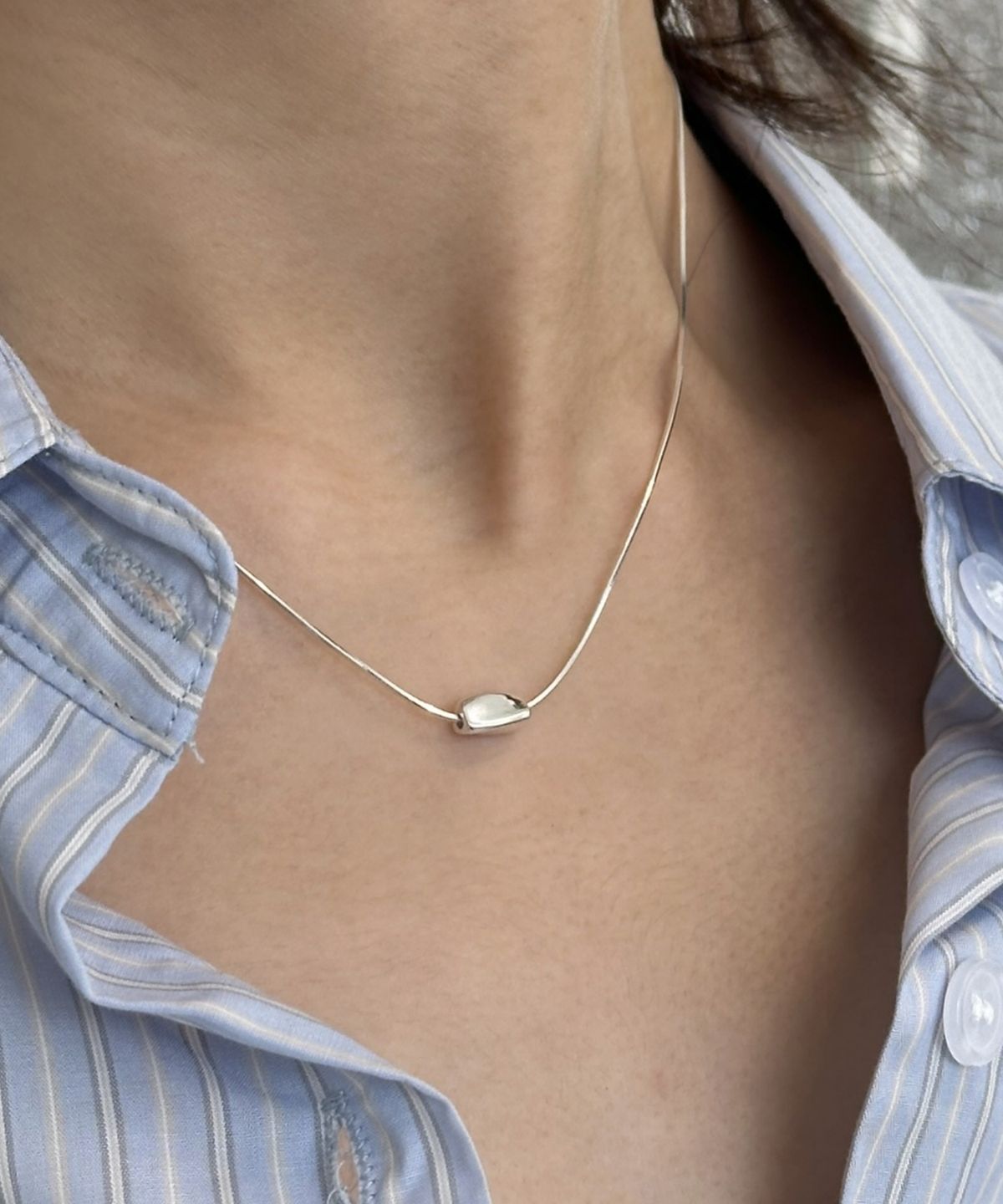 바라두(BARADU) [BARADU 925] Tri-solid pendant necklace